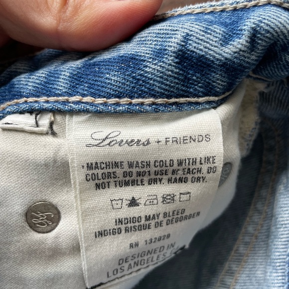 Lovers & Friends denim shorts - Picture 3 of 5